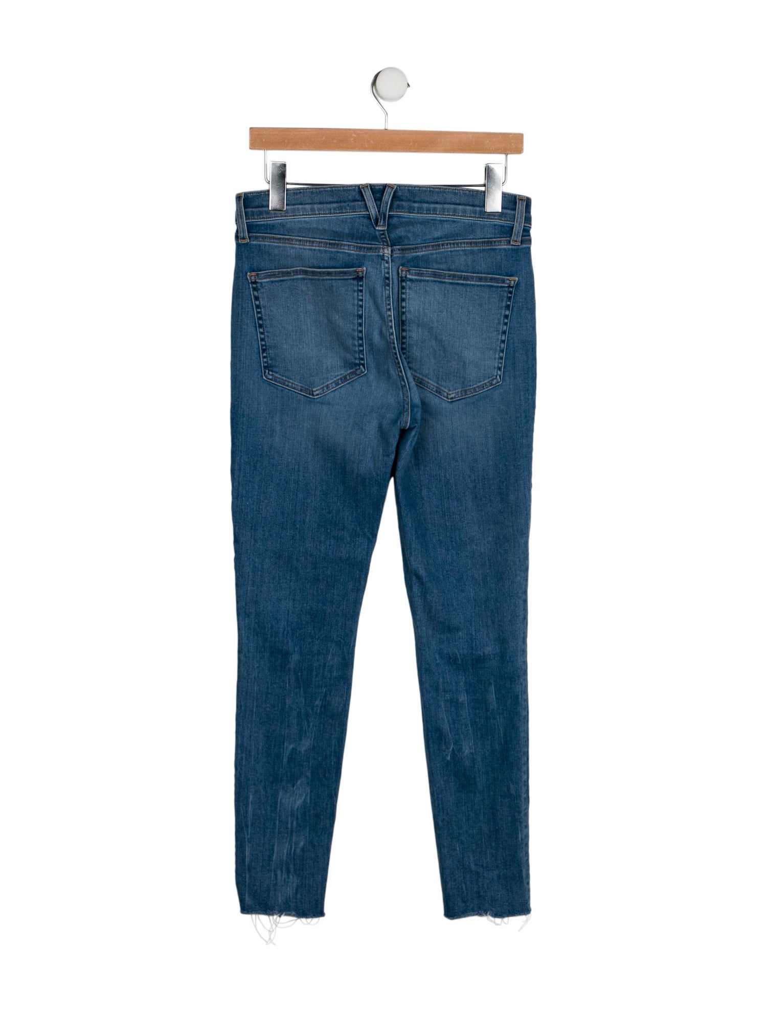 Veronica Beard High-Rise Skinny Leg Jeans