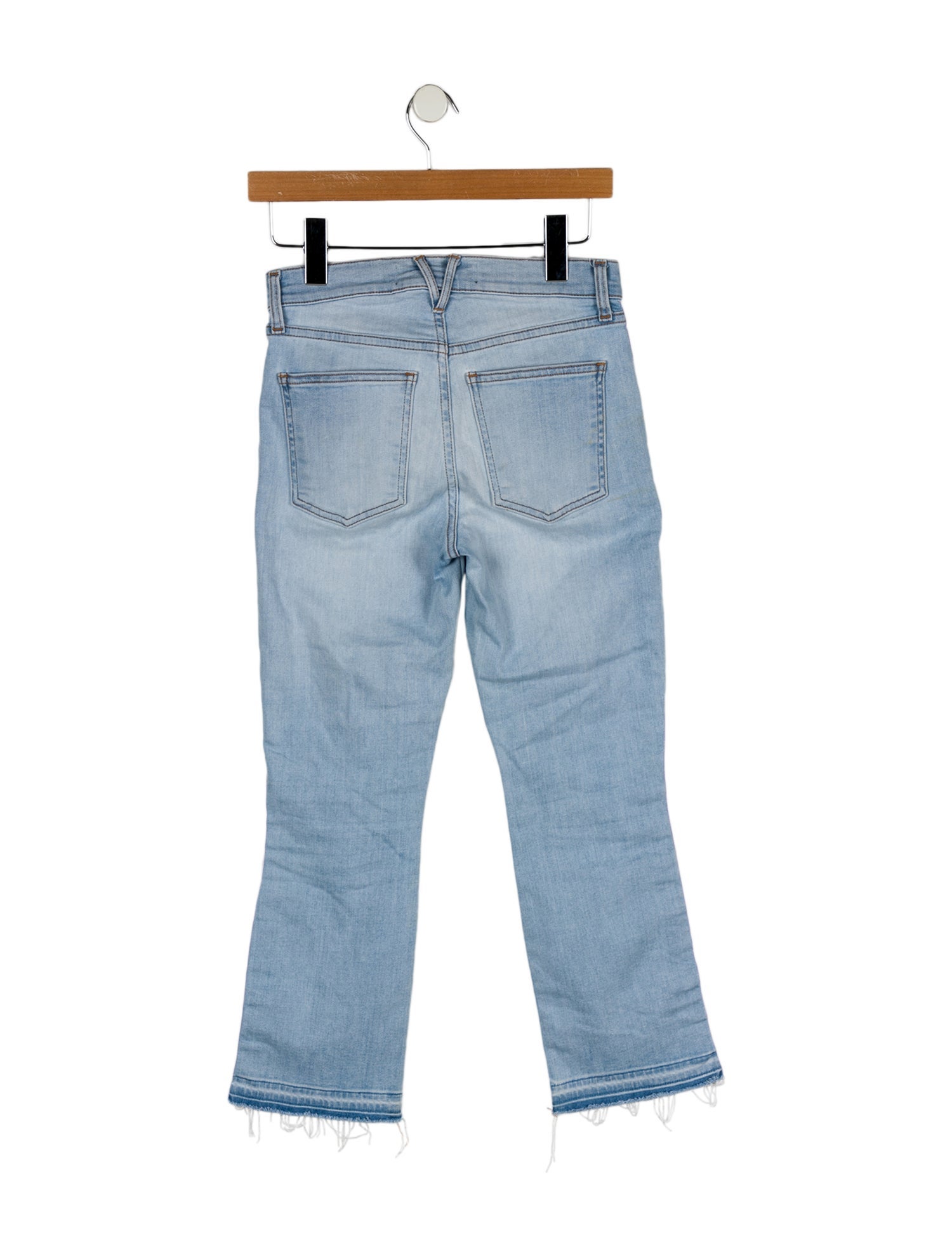 Veronica Beard Mid-Rise Straight Leg Jeans