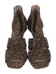 Veronica Beard Suede Animal Print Sandals