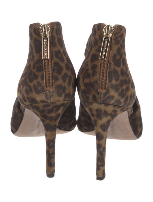 Veronica Beard Suede Animal Print Sandals