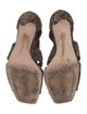 Veronica Beard Suede Animal Print Sandals