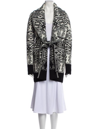 Veronica Beard Wool Printed Coat