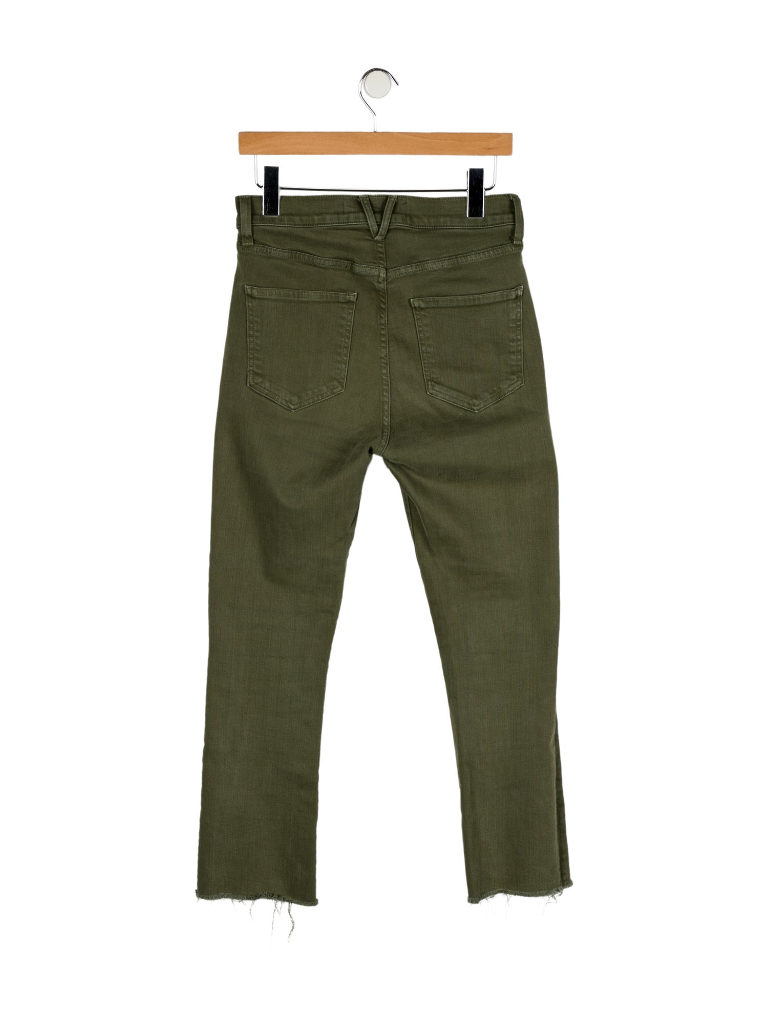 Veronica Beard High-Rise Straight Leg Jeans