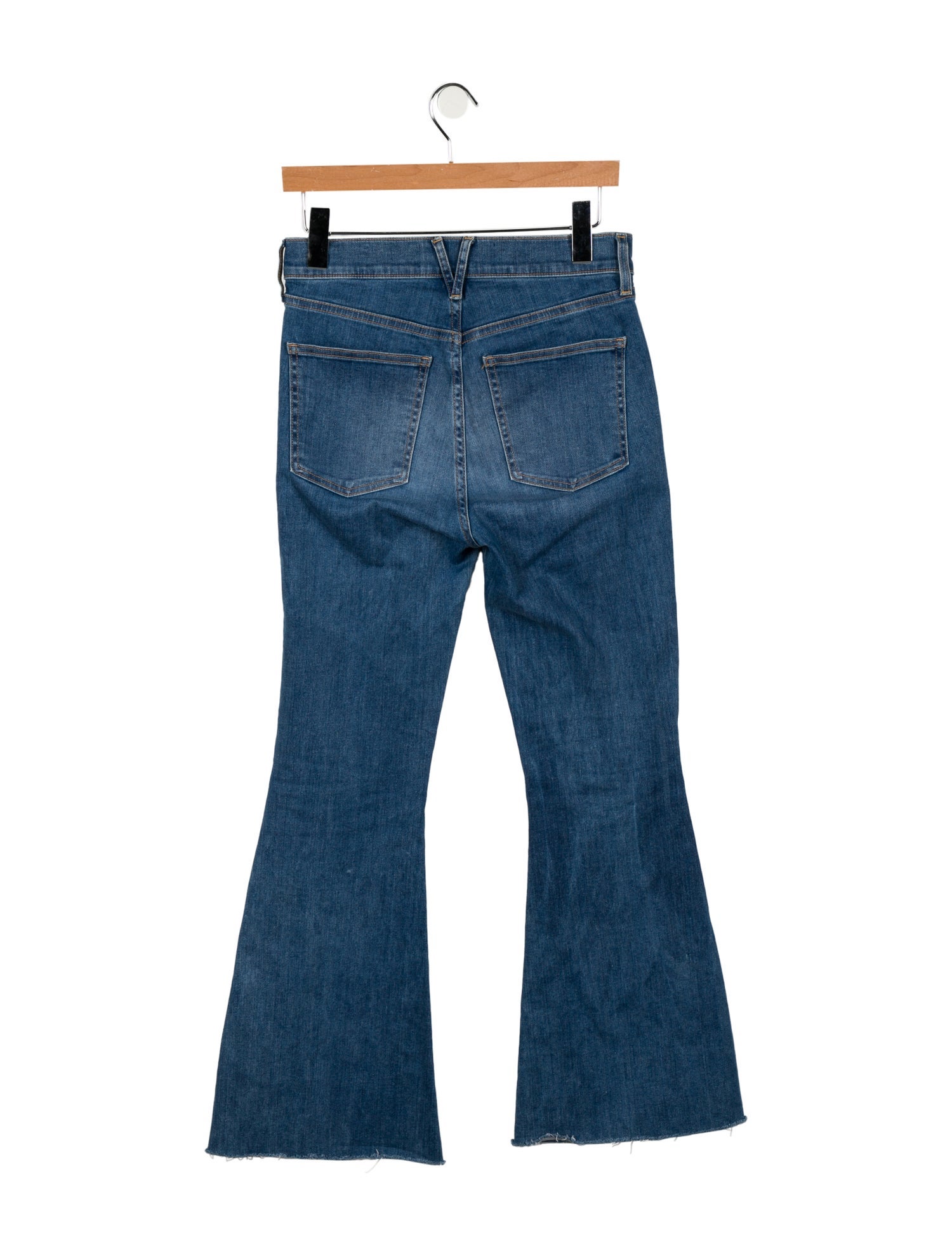 Veronica Beard High-Rise Wide Leg Jeans