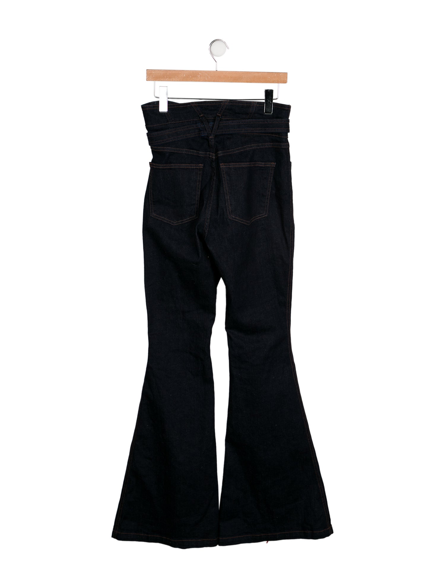 Veronica Beard High-Rise Wide Leg Jeans