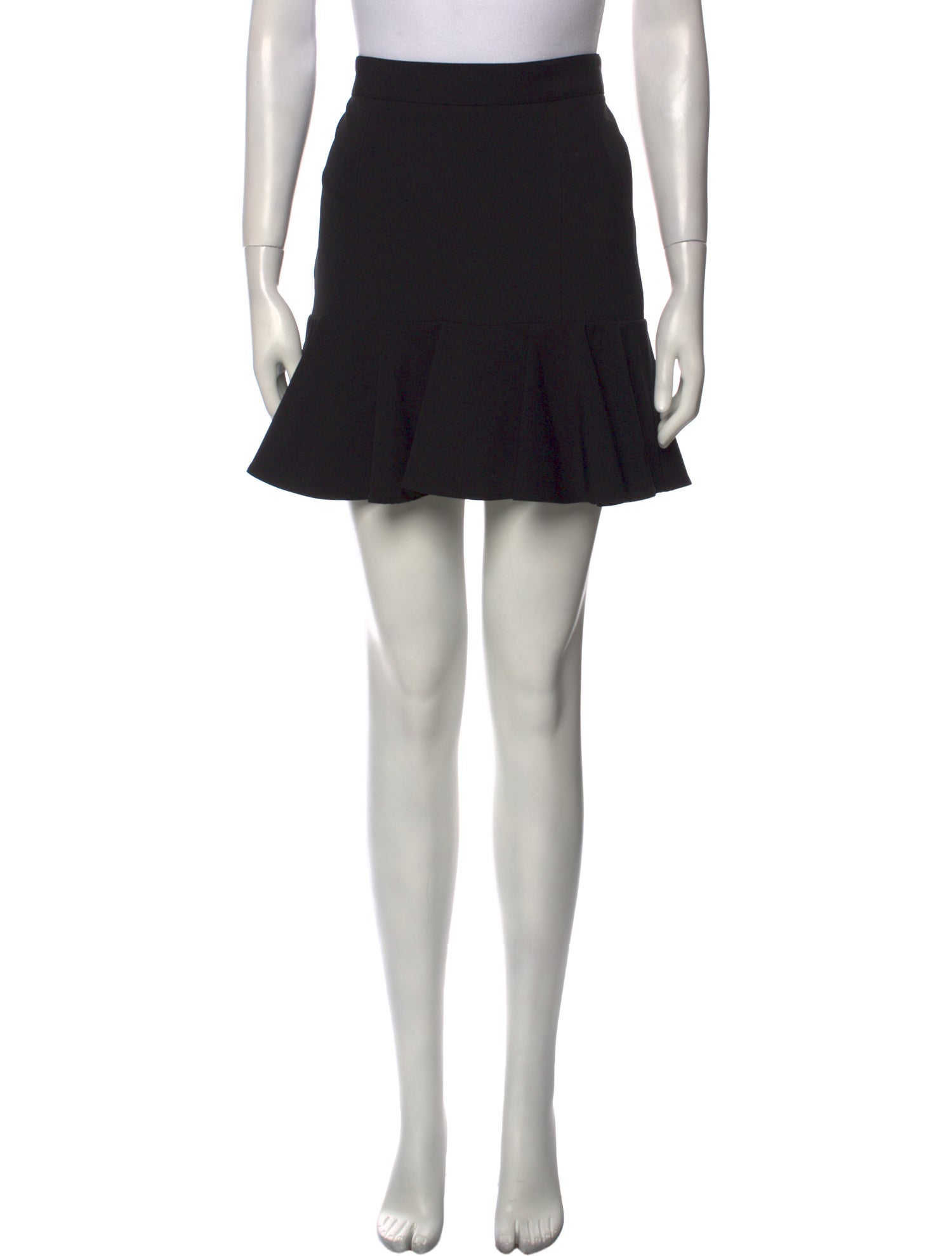 Veronica Beard Ruffle Embellishment Mini Skirt