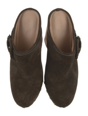 Veronica Beard Suede Studded Accents Slides