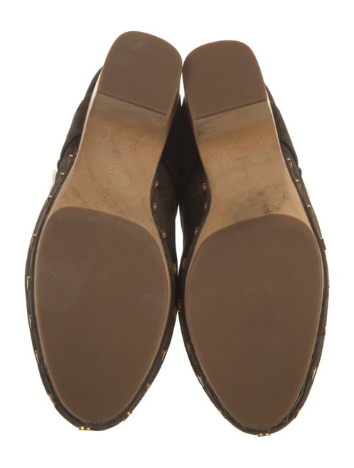 Veronica Beard Suede Studded Accents Slides