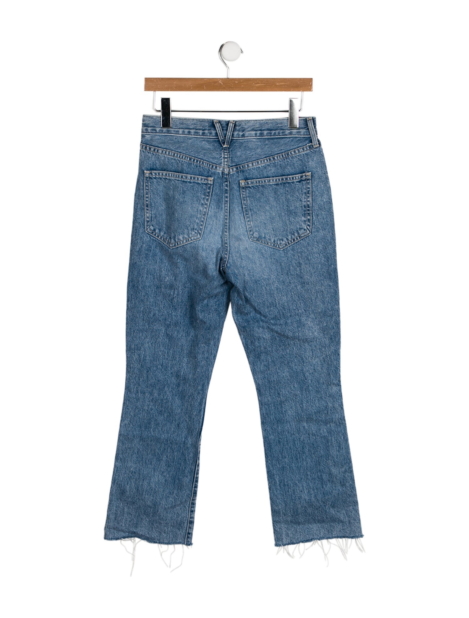 Veronica Beard High-Rise Straight Leg Jeans