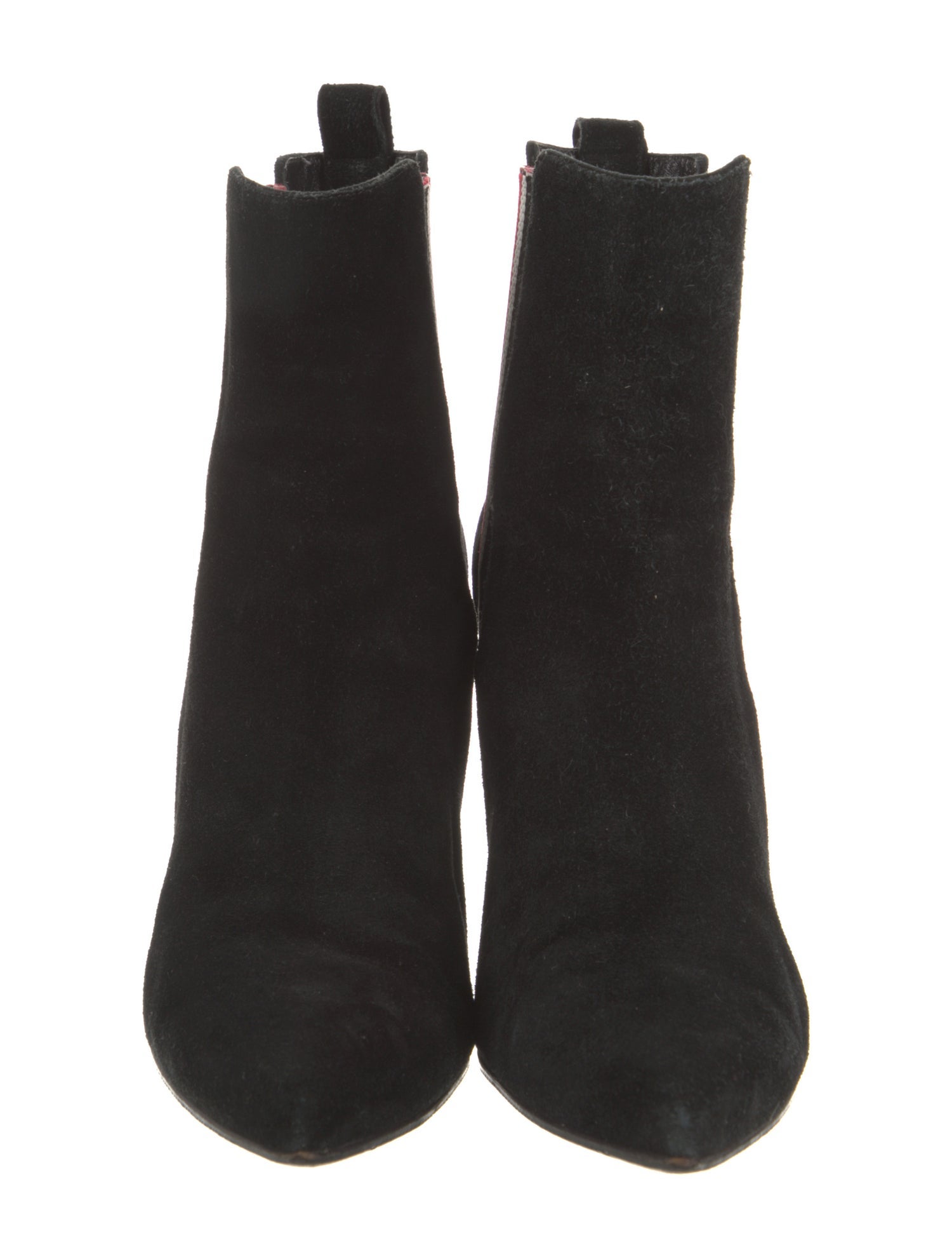 Veronica Beard Suede Colorblock Pattern Chelsea Boots