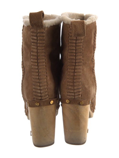 Veronica Beard Suede Studded Accents Boots