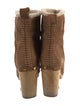 Veronica Beard Suede Studded Accents Boots