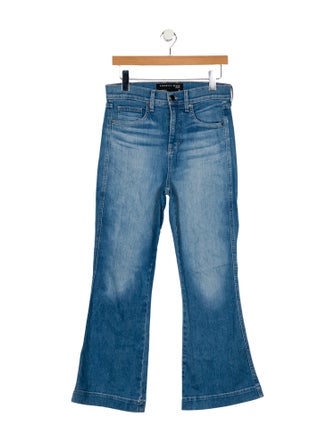 Veronica Beard High-Rise Wide Leg Jeans