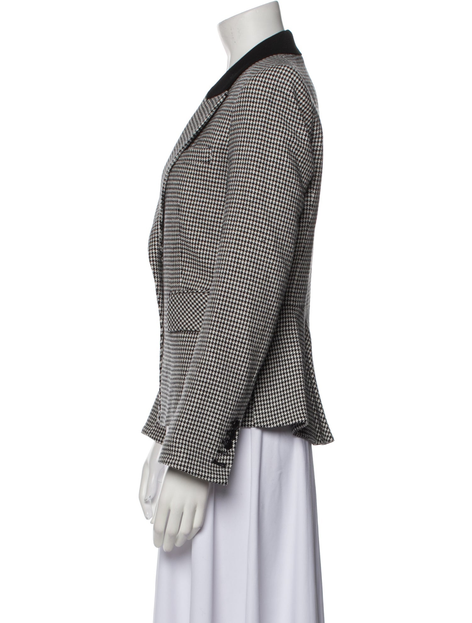 Veronica Beard Houndstooth Print Blazer