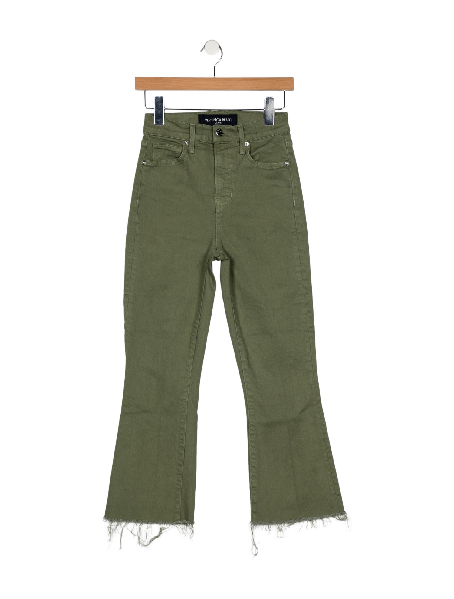 Veronica Beard High-Rise Wide Leg Jeans