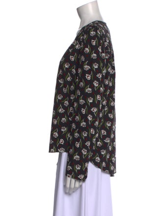 Veronica Beard Silk Printed Blouse