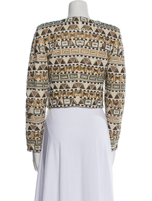 Veronica Beard Patterned Evening Jacket