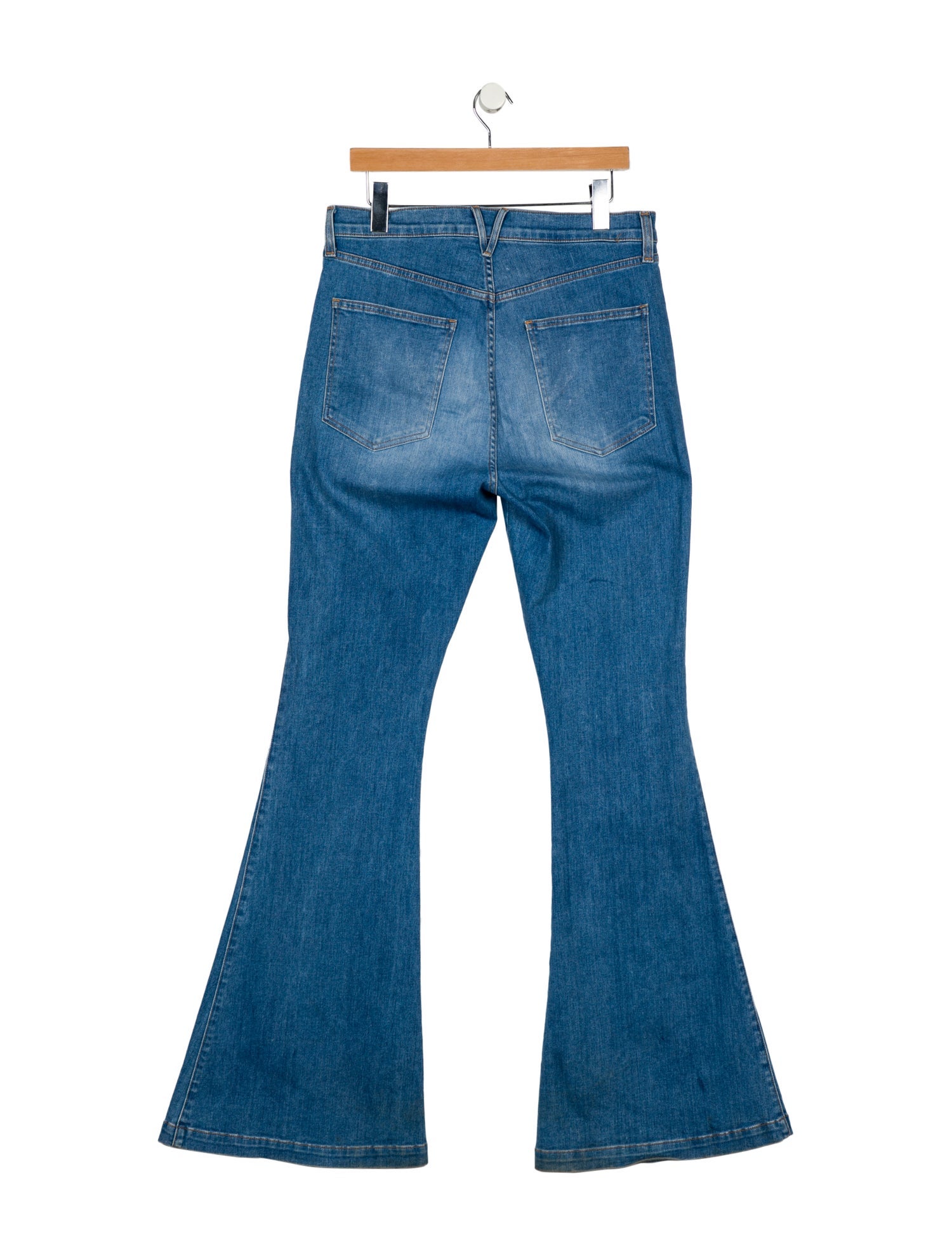 Veronica Beard High-Rise Wide Leg Jeans
