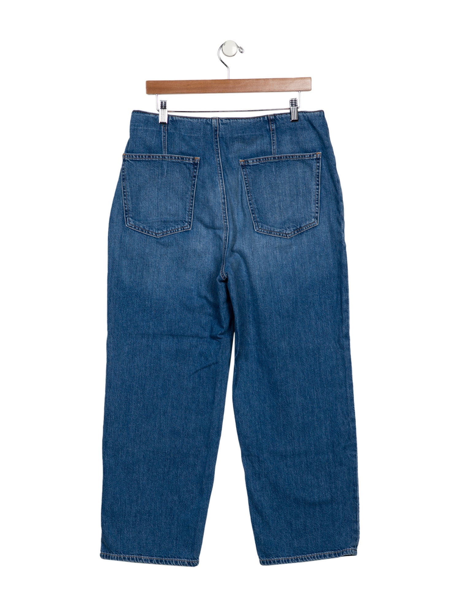 Veronica Beard High-Rise Wide Leg Jeans