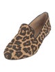 Veronica Beard Canvas Animal Print Loafers