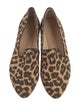 Veronica Beard Canvas Animal Print Loafers