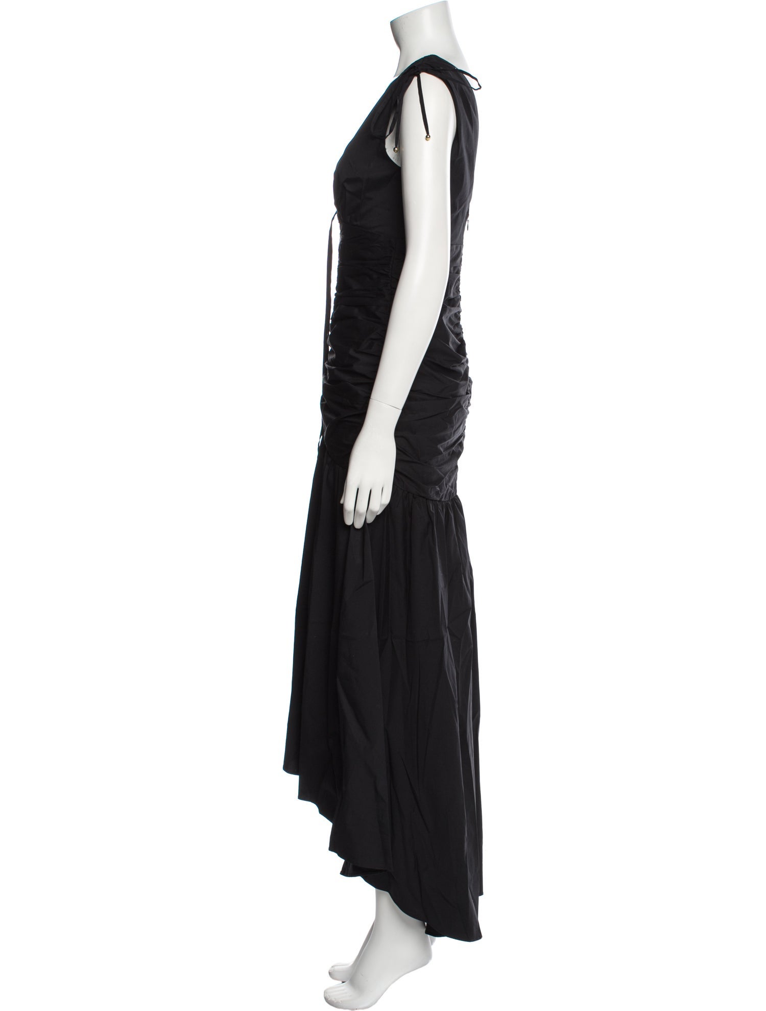 Veronica Beard Plunge Neckline Long Dress