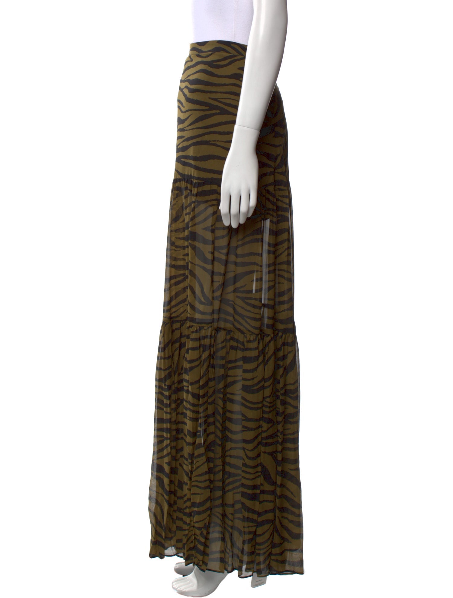 Veronica Beard Silk Long Skirt