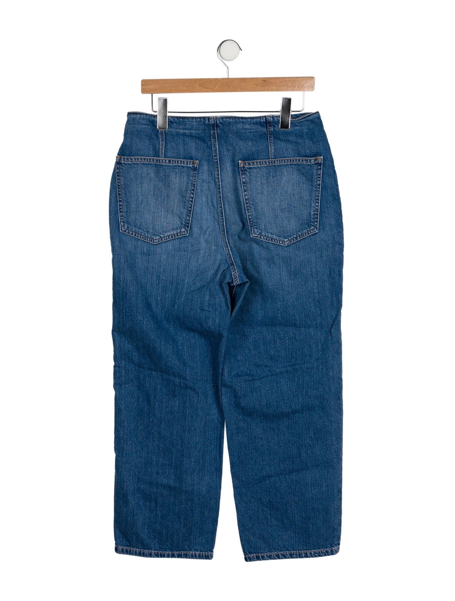 Veronica Beard High-Rise Wide Leg Jeans