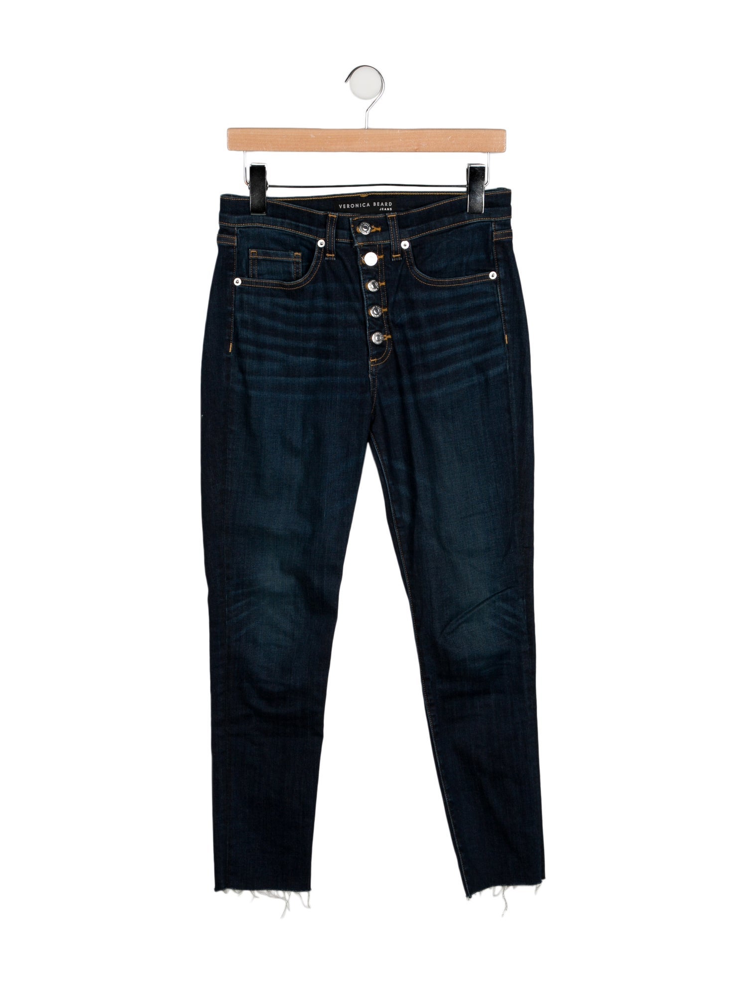 Veronica Beard Mid-Rise Skinny Leg Jeans