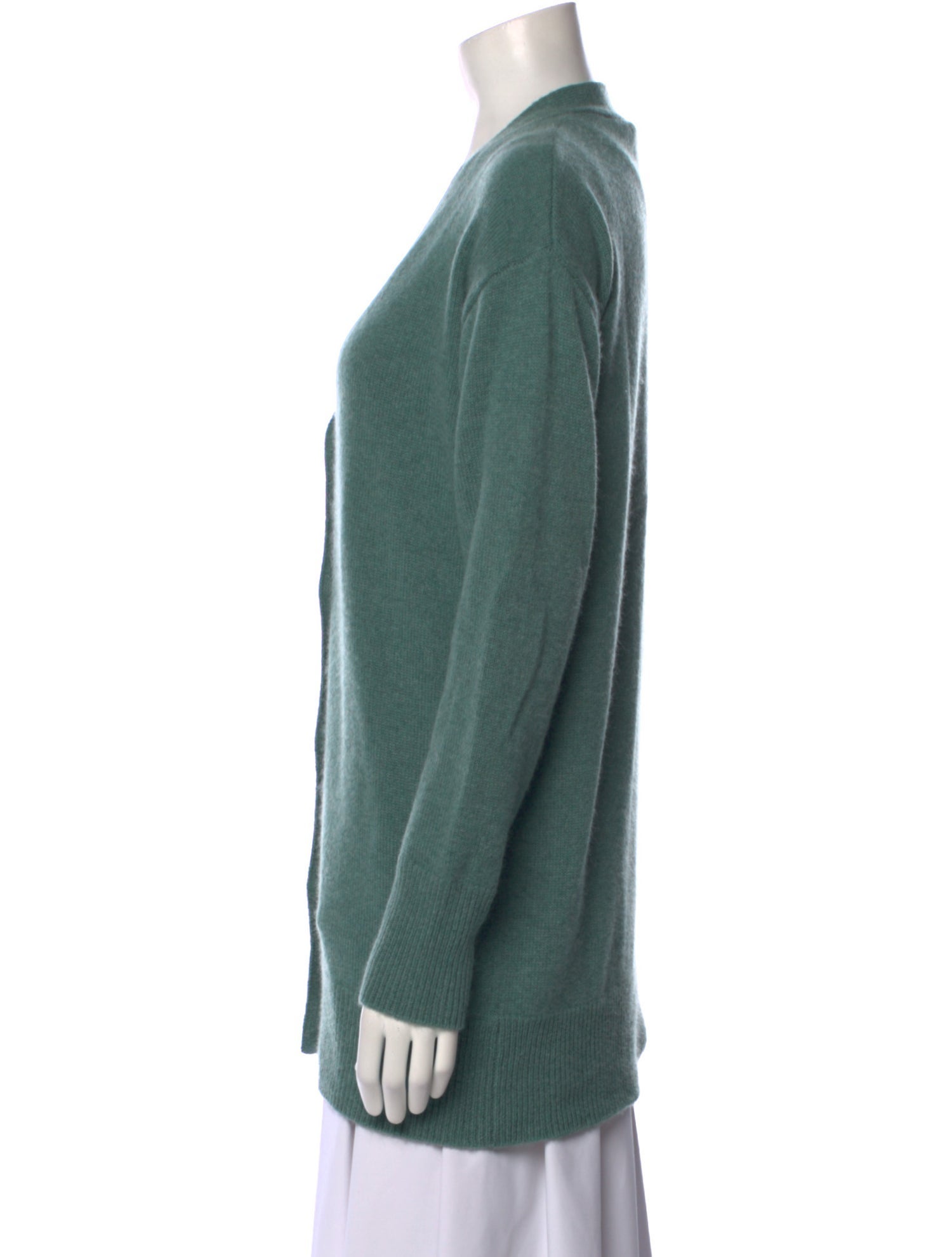 Veronica Beard Cashmere Plunge Neckline Sweater