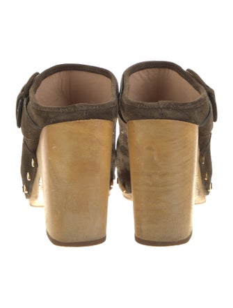 Veronica Beard Suede Mules