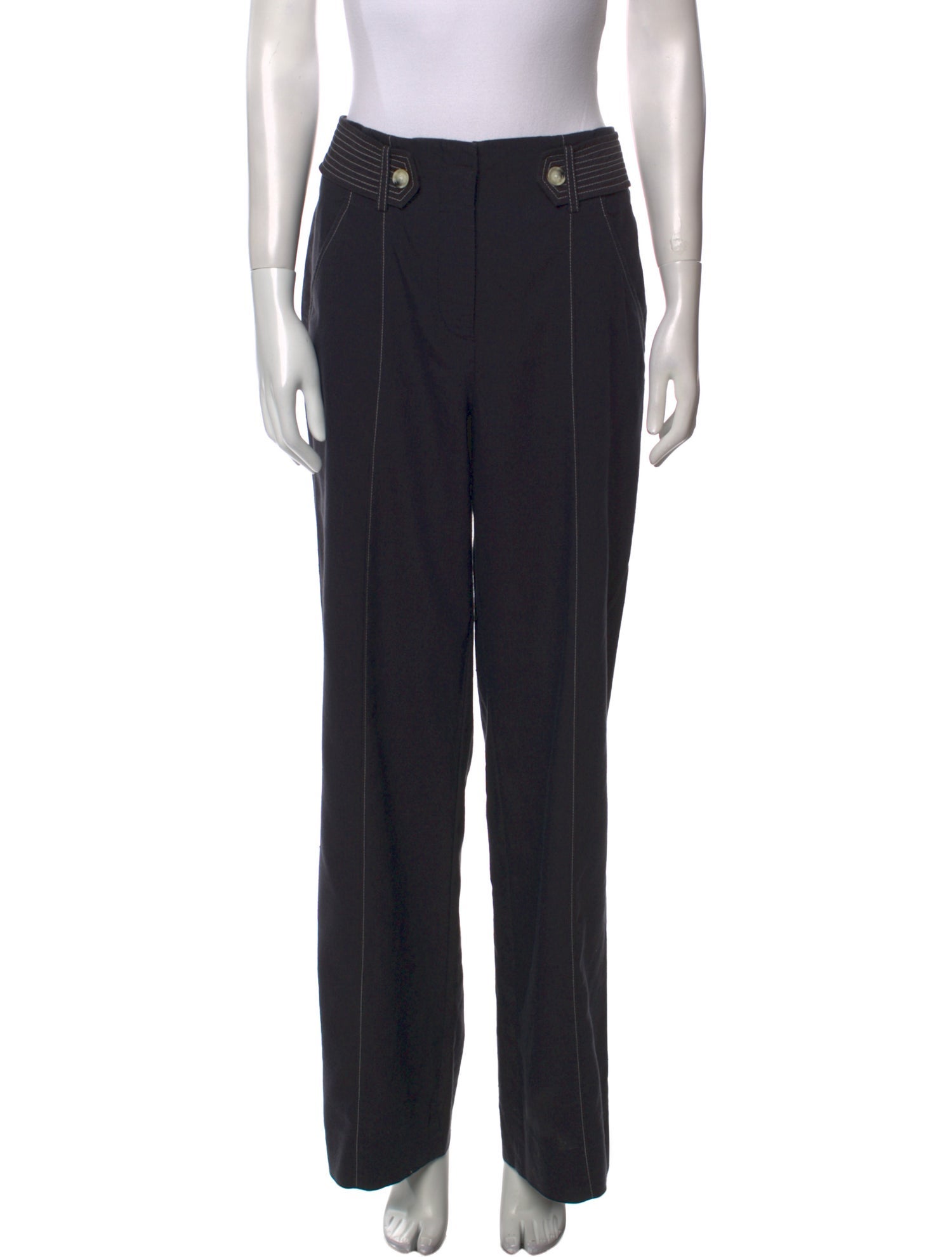 Veronica Beard Linen Wide Leg Pants