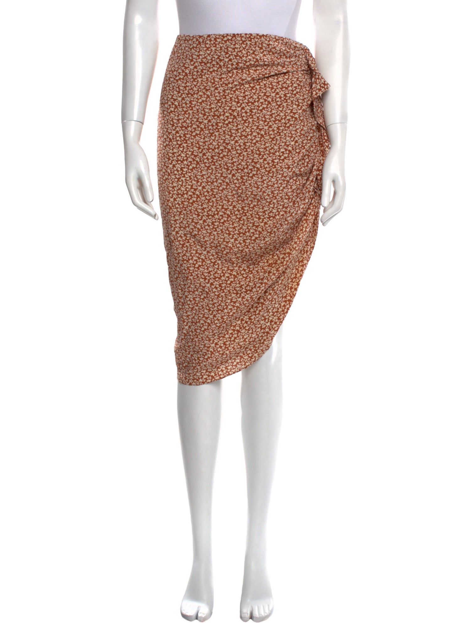 Veronica Beard Silk Knee-Length Skirt