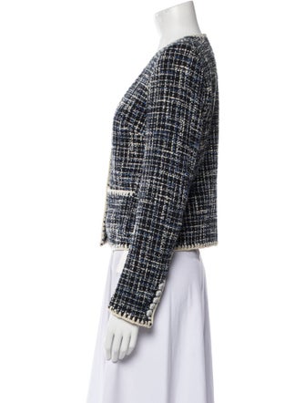 Veronica Beard Tweed Pattern Evening Jacket