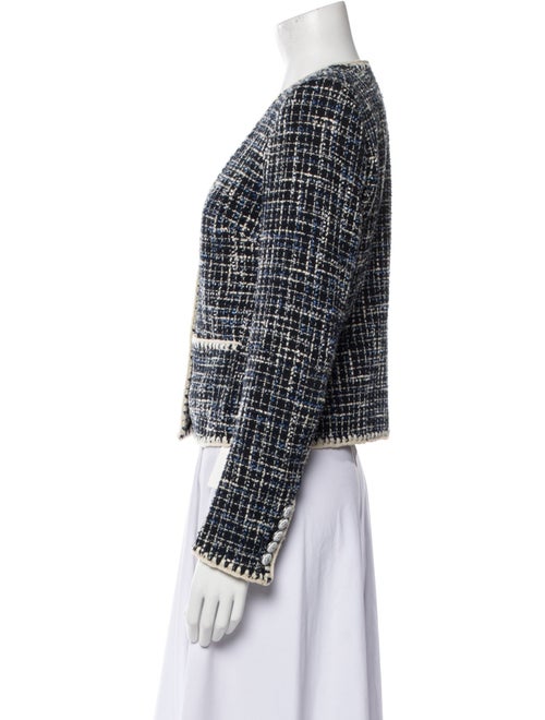 Veronica Beard Tweed Pattern Evening Jacket