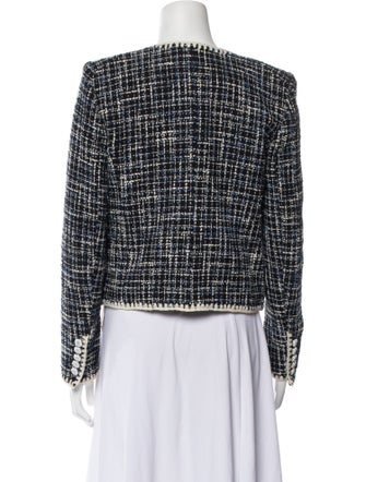 Veronica Beard Tweed Pattern Evening Jacket