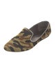 Veronica Beard Calf Hair Printed Loafers