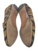 Veronica Beard Calf Hair Printed Loafers