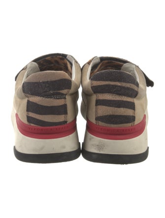 Veronica Beard Suede Printed Sneakers