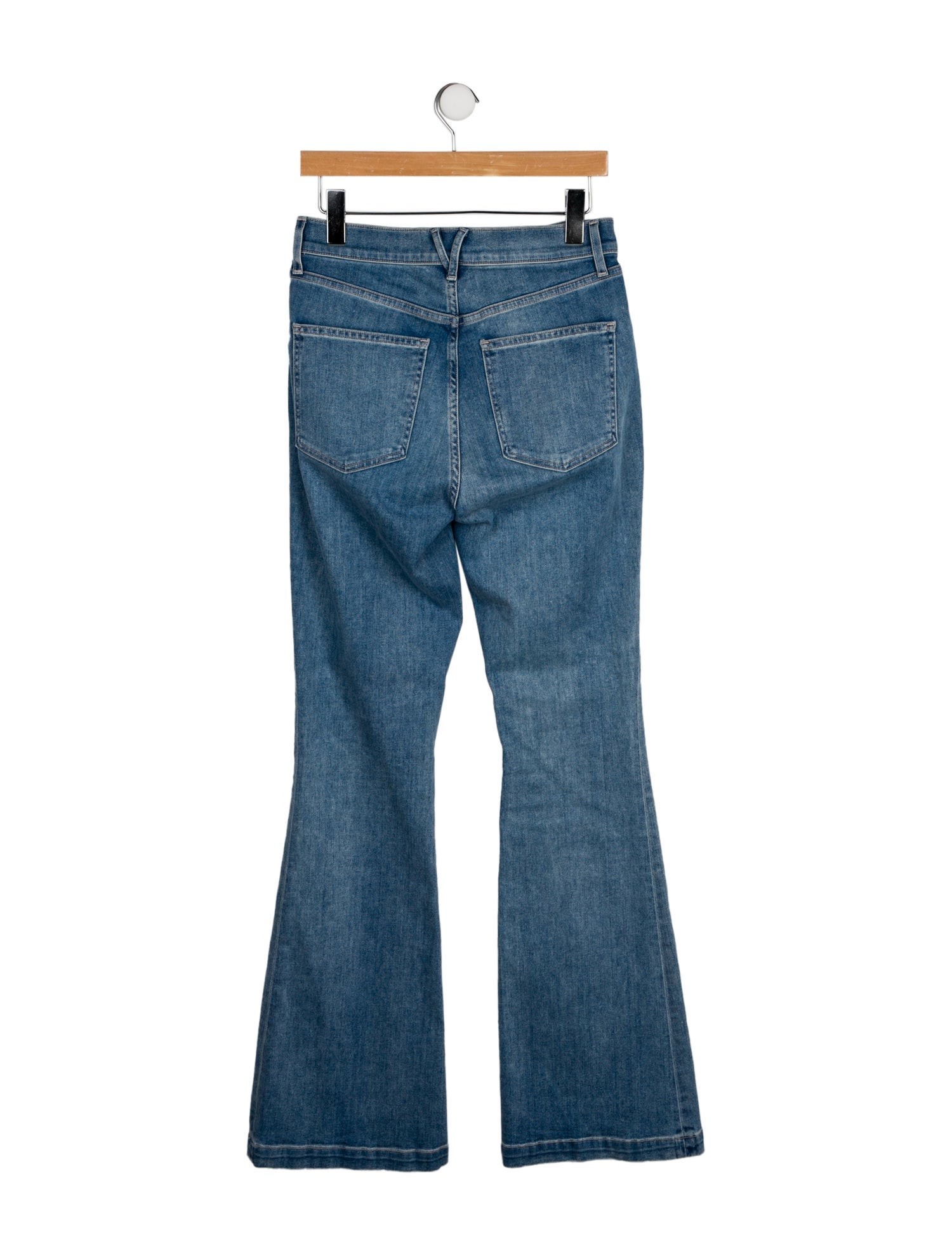 Veronica Beard High-Rise Wide Leg Jeans