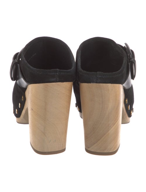 Veronica Beard Suede Studded Accents Mules