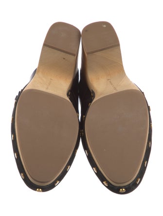 Veronica Beard Suede Studded Accents Mules