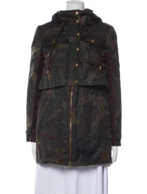 Veronica Beard Camouflage Print Coat