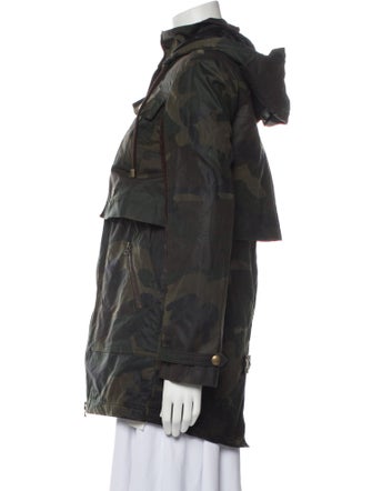Veronica Beard Camouflage Print Coat