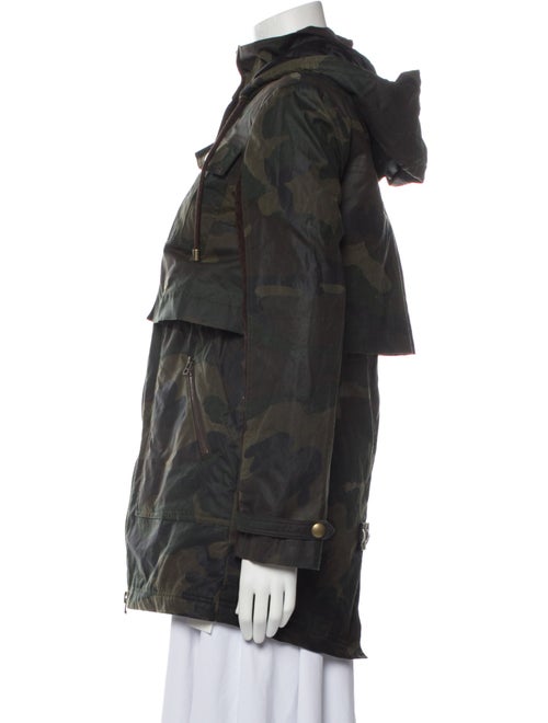 Veronica Beard Camouflage Print Coat
