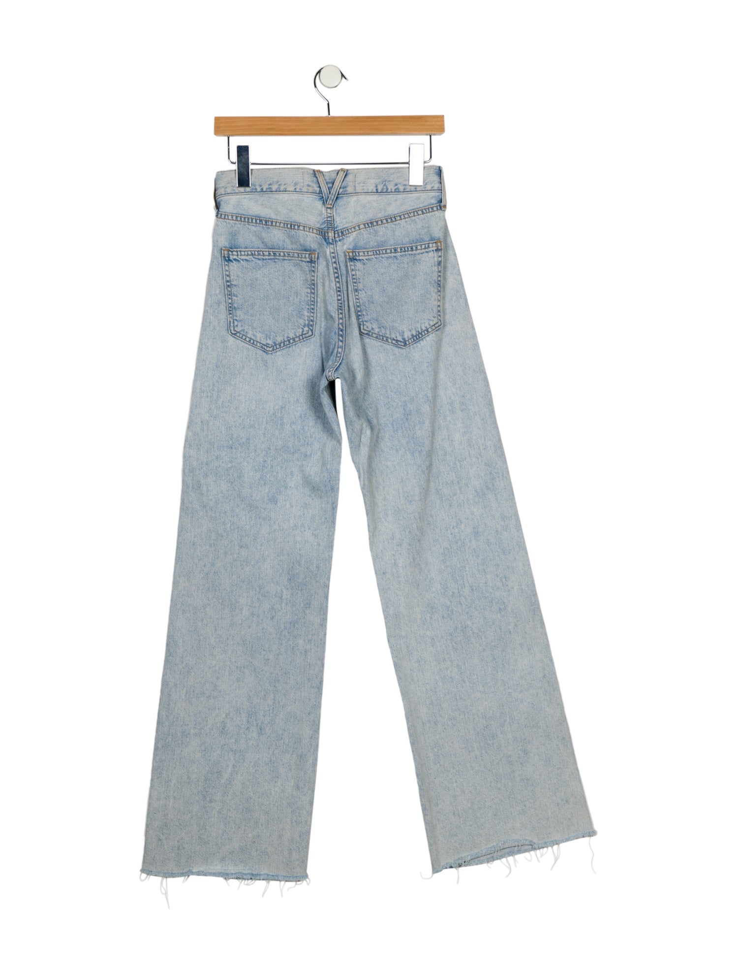 Veronica Beard High-Rise Wide Leg Jeans