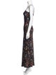 Veronica Beard Floral Print Long Dress