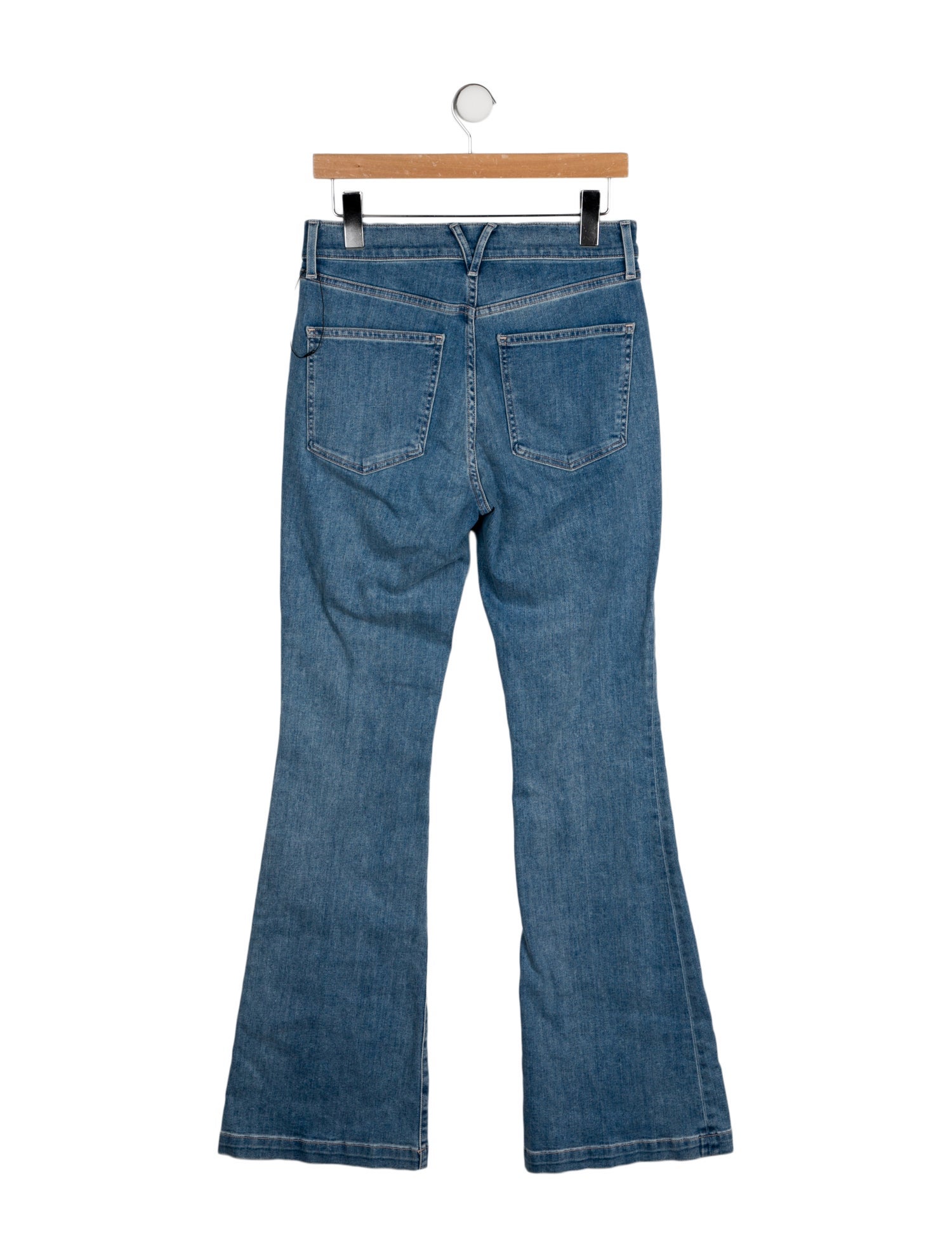 Veronica Beard High-Rise Wide Leg Jeans