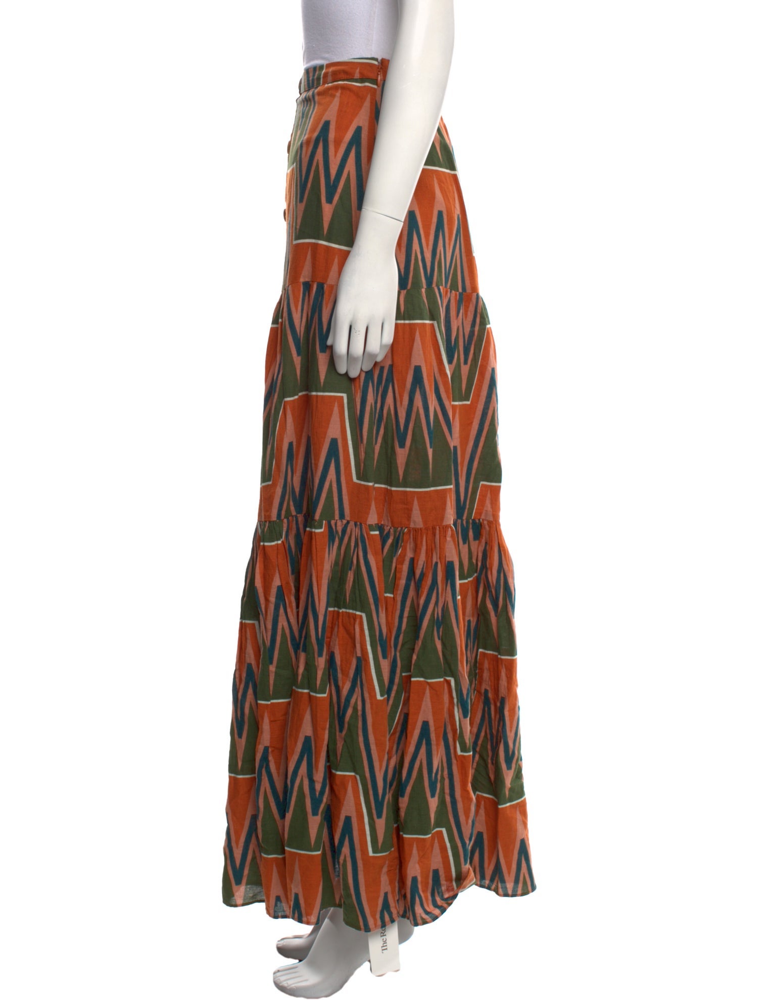 Veronica Beard Linen Long Skirt
