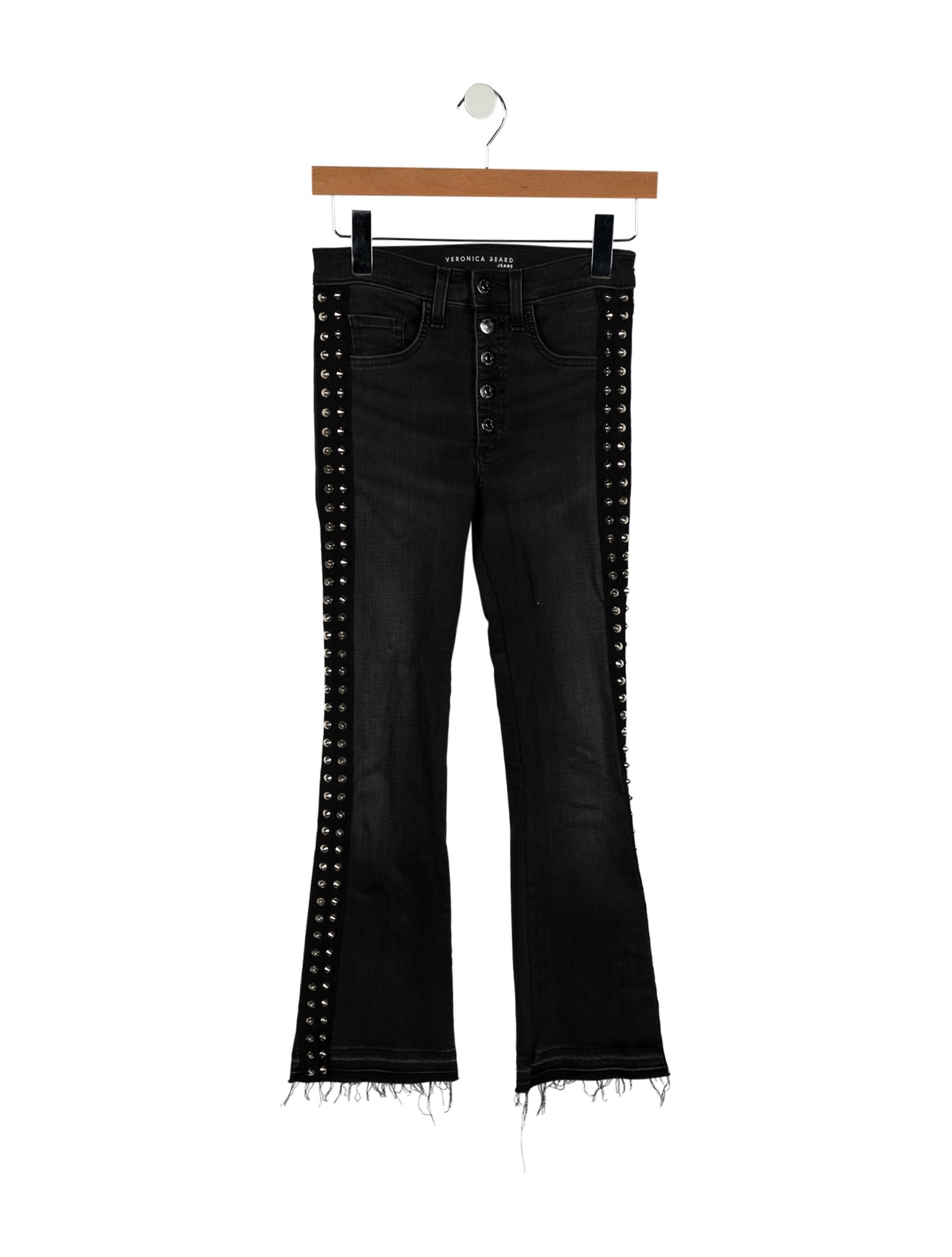 Veronica Beard Mid-Rise Straight Leg Jeans